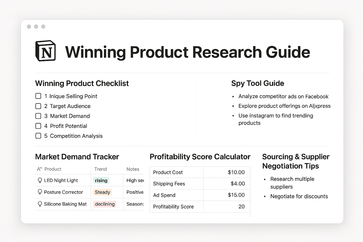 Winning Product Research Guide – Discover High-Converting Products for Your Store
