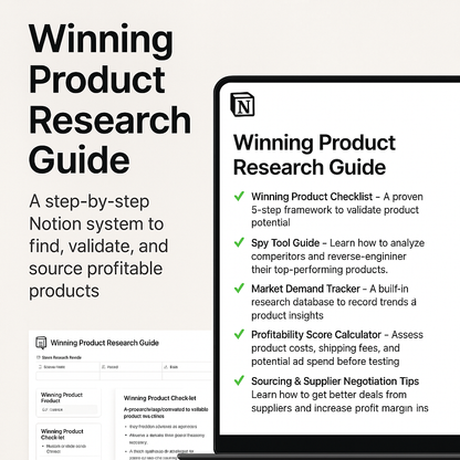 Winning Product Research Guide – Discover High-Converting Products for Your Store